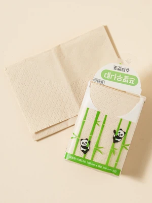 대나무 팬더 포켓 티슈 10매 X 8개입