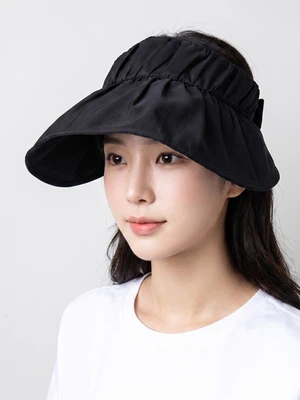 접이식 차광 모자 블랙