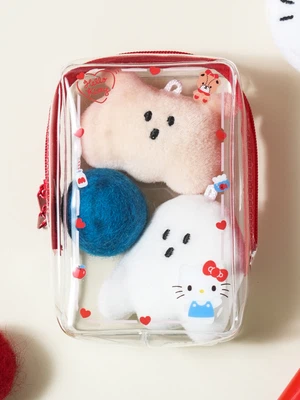 헬로키티 인형 보관 투명 파우치