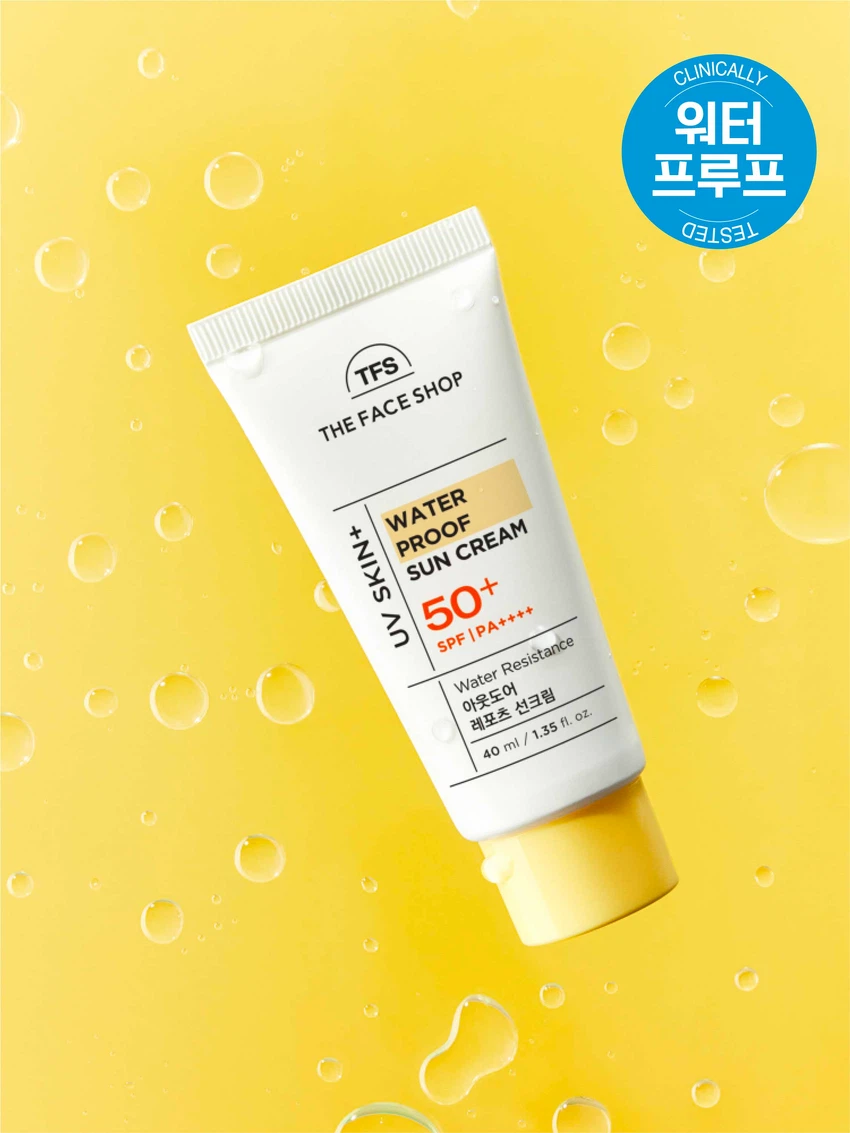 더페이스샵 UV스킨 플러스 워터프루프 선크림 40 ml