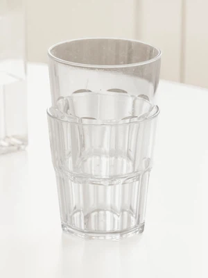 플라스틱 기본 물컵 250 ml 2개입