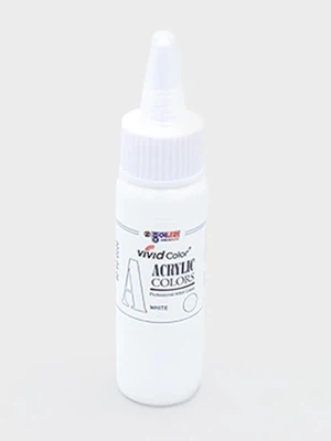 비비드 칼라 아크릴물감 60 ml 퍼머넌트화이트