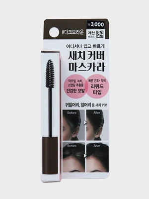 헤어테소로 새치 커버 마스카라 다크브라운 10 ml