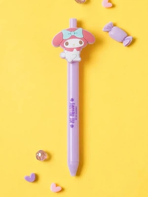 마이멜로디 캐릭터 볼펜 검정 0.5 mm 퍼플