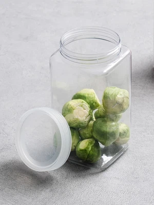 사각 저장 용기 1100ml 