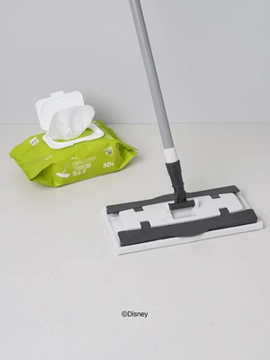 디즈니 습식 청소포 30 X 20 cm 50매입 그린티