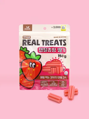 [펫] 인네이처 덴탈츄잉 딸기 150 g