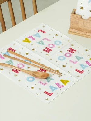 디자인 레터링 냅킨 33 X 33 cm 15매입