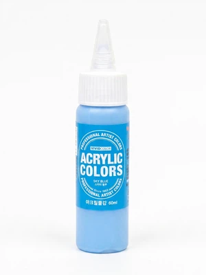 종이나라 비비드칼라 아크릴물감 60ml 스카이블루