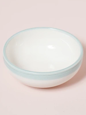 구부 컬러 테두리 라인 종지 8.5 cm