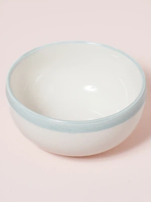 구부 컬러 테두리 라인 대접 12.5 cm