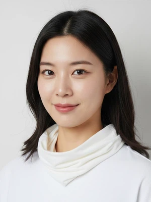 메시 스포츠 스카프 화이트