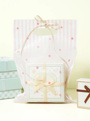패턴 손잡이 봉투 22 X 31 cm 5매입