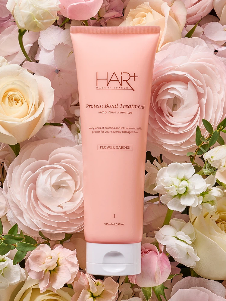 [손상모발]헤어플러스 단백질 본드 트리트먼트 플라워 가든 180 ml