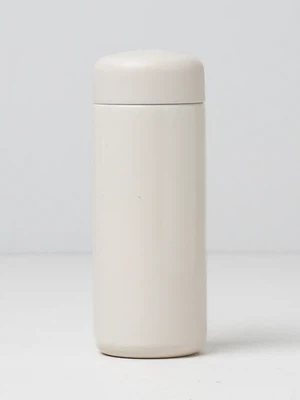 둥근 미니 텀블러 200 ml 아이보리