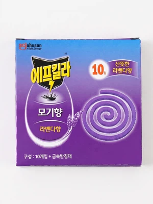 에프킬라 모기향 10개입 라벤더 향