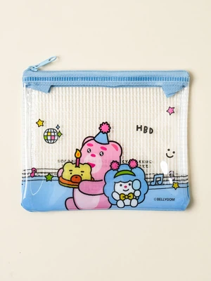 벨리곰 메시 파우치 소형 블루