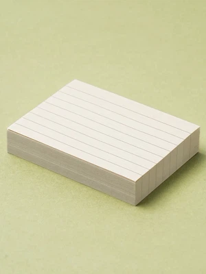 점착 메모지 라인 100 X 75 mm 180매입 베이지