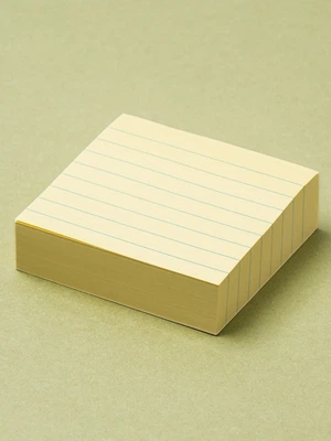 점착 메모지 라인 75 X 75 mm 200매입 옐로우