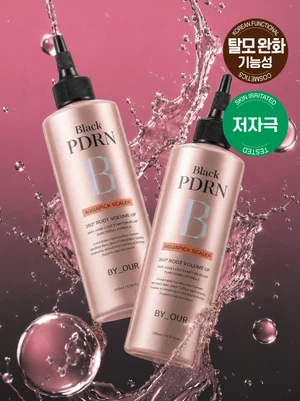 바이아우어 360도 볼륨업 블랙 PDRN 아쿠아픽 스케일러 200 ml