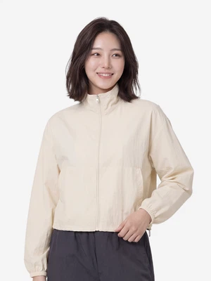 나일론 크롭 바람막이 S/L 옐로우