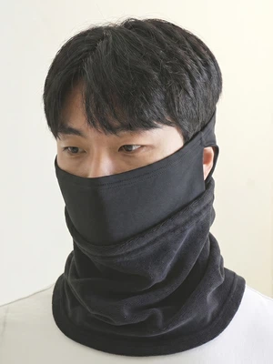 슬림귀달린넥워머(28*32 cm)(블랙)