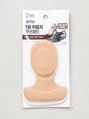 원단 부착 T자형 뒤꿈치 패드 2개입