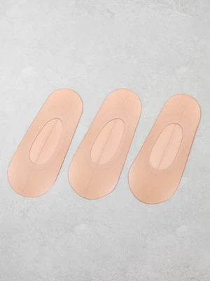 여성 스타킹 덧신 베이지 3켤레 