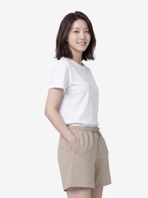 [UV 최대 98% 차단] 여성 소로나 반바지 M 베이지