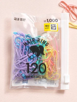 파스텔 톤 컬러 TPU 밴드 120개입