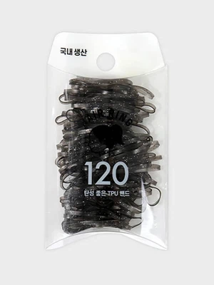 반짝이 블랙 TPU 밴드 120개입
