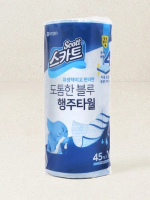 스카트 빨아 쓰는 위생 행주 블루 레벨4 45매