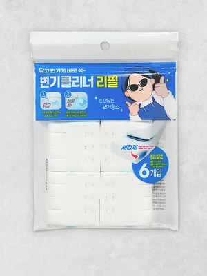 일회용 변기 클리너 리필 6P