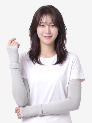 [UV 최대 97% 차단] 자외선 손등 커버 토시 그레이