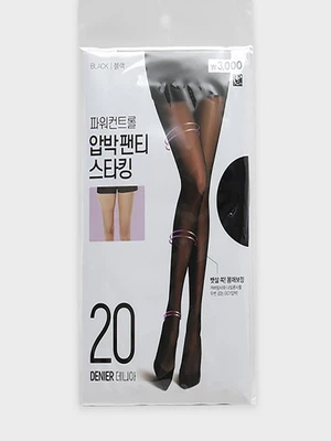 DCY 파워 컨트롤 압박 스타킹 20D 블랙