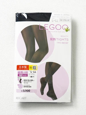 일본제 레가르트 팬티스타킹 블랙 L~LL(XL) 140D