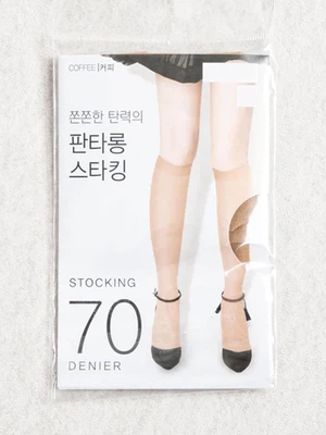 울 판타롱 스타킹 커피