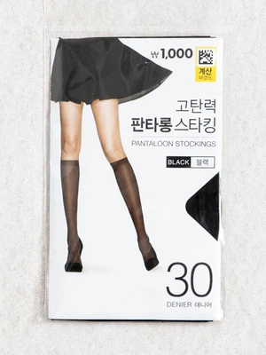 블룸 판타롱 스타킹 검정색
