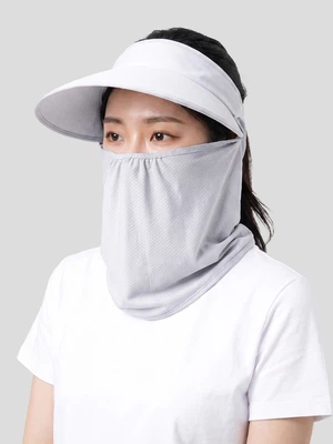 [UV 최대 99% 차단] 투 웨이 메시 챙 모자 연그레이