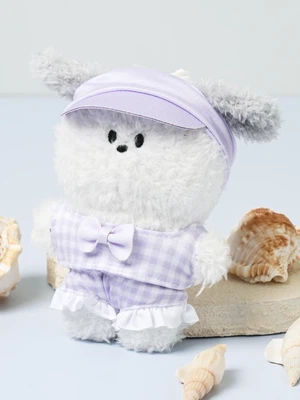 인형 DIY 옷 체크 패턴 수영복 세트