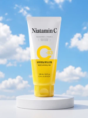 온더바디 나이아타민 브라이트닝 바디스크럽 180 ml
