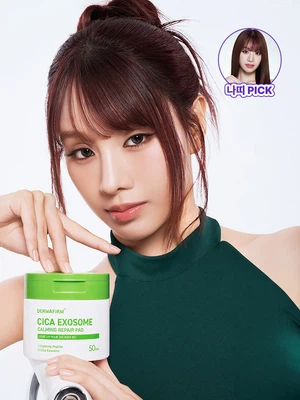 [나띠 PICK]더마펌 시카 엑소좀 카밍 리페어 패드 50매 145 ml