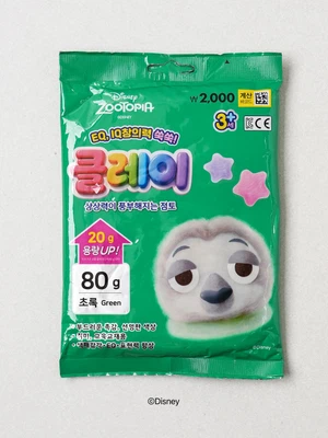 디즈니 주토피아 클레이 나라 80 g 초록