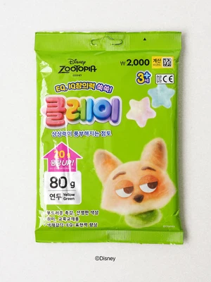 디즈니 주토피아 클레이 나라 80 g 연두