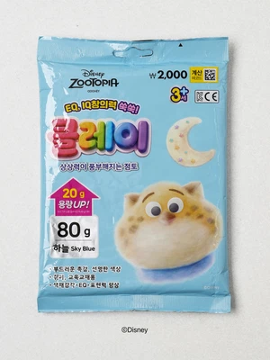 디즈니 주토피아 클레이 나라 80 g 하늘