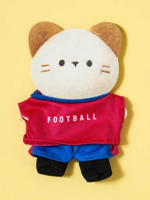 인형 DIY 옷 축구 유니폼 세트 레드