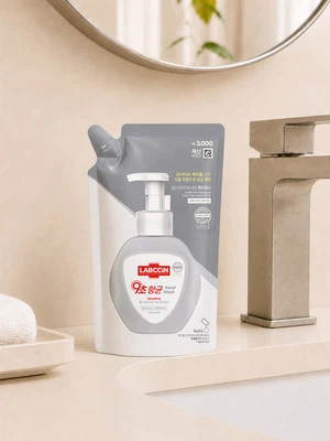 랩신 센서티브 포밍 핸드워시 리필 450 ml