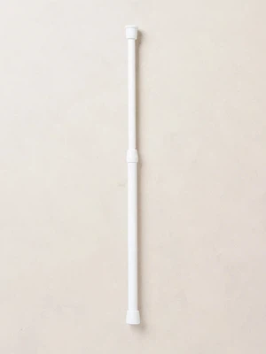 스틸 슬림 신축봉 27~42 cm 화이트