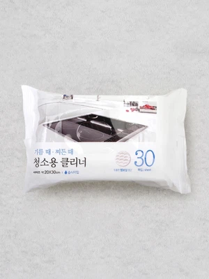 청소용 물티슈 20X30cm 30매