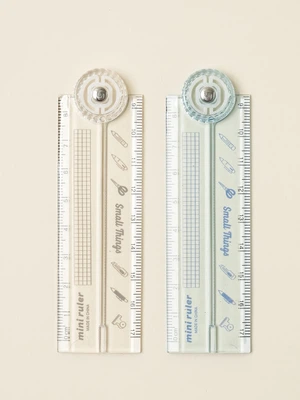 미니문구 접이식 자 17 cm 2개입